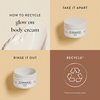 The Honest Company Honest Mama Glow On Body Cream | Hydrates, Firms, + Tightens Skin | Shea Butter, Avocado Oil, Vitamin E | 6 oz