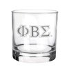 Bad Bananas BBGreek Phi Beta Sigma Official Vendor - Set of 2 11 oz Drinking Glasses - Greek Sigma Letters - Fraternity Paraphernalia