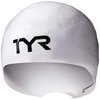 TYR Wall Breaker 2.0 Dome Cap Swimming Equipment, White, Medium