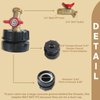 IBC Tote Fitting,275-300 Gallon IBC Tote Adapter, Brass Hose Faucet Valve Tool, 2.44" Fine Thread + Lead-Free Brass Hose Faucet Valve with Ball Valve for Garden Hose Connector
