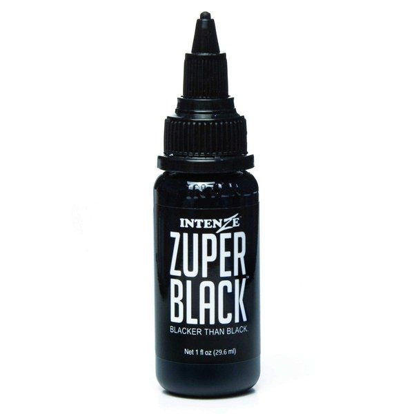 Intenze Tattoo Ink Zuper Black 1 Ounce