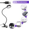 UV Light Gooseneck Curing Lamp, 5W UV Light for Resin Curing, USB 1.5m UV Resin Lamp, Wavelength 395nm UV Lamp, Flexible Gooseneck Clip UV, Black Light Lamp Perfect for Gel Nails, Resin Curing