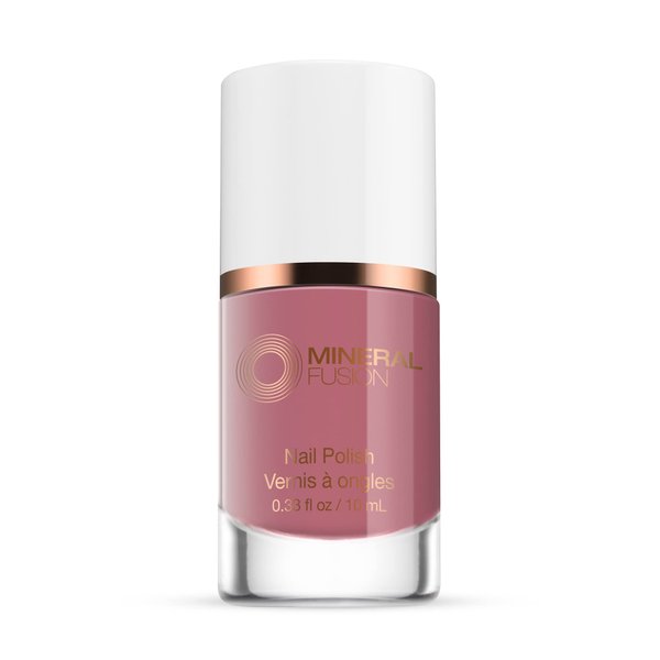 Mineral Fusion Nail Polish, Mauve Rose Pink, Flirtini Flirtini 0.33 Fl Oz (Pack of 1)