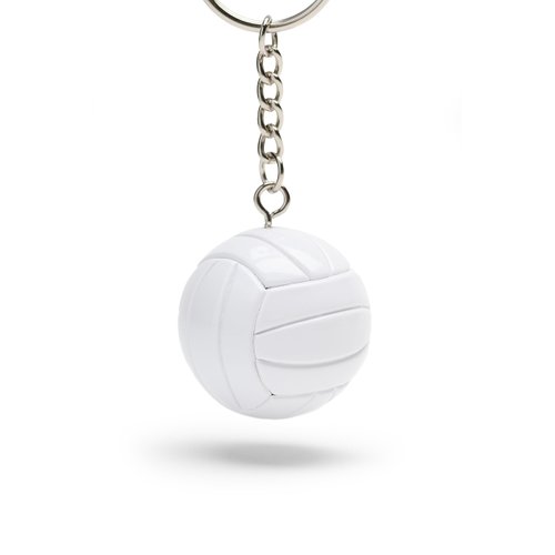 Tandem Sport Volleyball Key Chain - Mini Volleyball On Key Ring - Volleyball Keychain for Backpacks, Gym Bags, Purses - Volleyball Themed Party Supplies - Gift for Volleyball Players