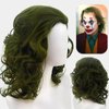 Wendyan Green Wig For Men Halloween Cosplay Costume Curly Wig Mens Curly Wigs Mens Long Curly Wigs