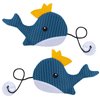 LCHUANG Hot Tub Scum Absorber Whale - 2 Pack Oil Absorbing Hot Tub Floating Sponge Cleaner Absorber, Keeps Water Clear, Reusable Pool Scum Absorber Hot Tub Spa Accessories