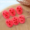 Dacmern Polymer Clay Cutters - 6 Shapes Mini Clay Cutters for Polymer Clay Earrings Making, Floral & Leaf Micro Clay Earring Cutters, Clay Cutters for Polymer Clay Jewelry