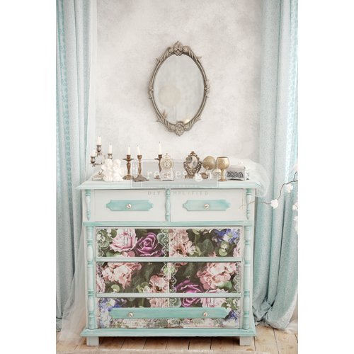 Redesign with Redesign Decoupage Decor Tissue Paper Dark Lace Floral,1 Sheet (19"x30") Redesign Tissue Decoupage Paper 655350650179