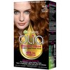 Garnier Olia Ammonia Free Permanent Hair Color, 100% Gray Coverage (Packaging May Vary), 6.43 Light Natural Auburn, Red Hair Dye, Pack of 1