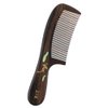 TAN MUJIANG Hair Comb for Women Natural Wood Antistatic Koi Carp 1pc