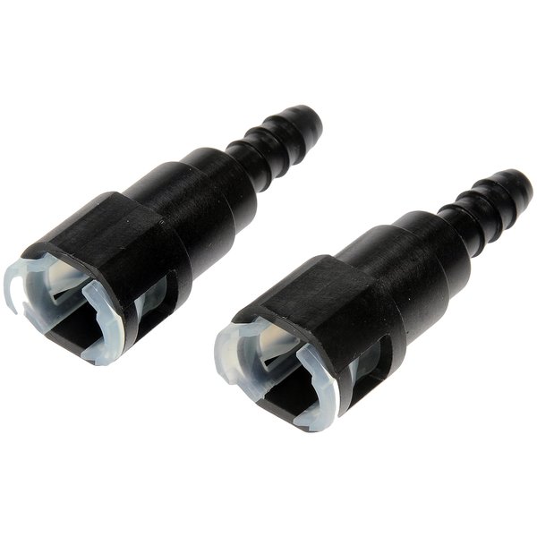 Dorman 800-085 Fuel Line Quick Connector That Adapts 3/8 In. Steel To 5/16 In. Nylon Tubing, 2 Pack