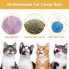 Retro Shaw Catnip Toys, Cat Toys Balls with Catnip and Bell Inside, Catnip Toys for Cats, Cat Toys for Indoor Cats, Cat Toys with Catnip, Cat Chew Toy, Cat Toy for Cats Kittens Kitty, 6 Pack