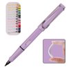 Abamabby Inkless Magic Pencil with Eraser - Infinity Reusable Pencil in Purple