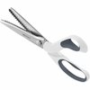 Westcott Pinking Shears, 9.5-Inches (15983),White, Gray