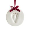 Pearhead Babyprints Christmas Ornament, Baby's First Christmas Ornament, Classic Baby Holiday Keepsake, Newborn Handprint or Footprint Clay Kit, Easy No-Bake DIY Clay Impression, Gender-Neutral Christmas Baby Gift