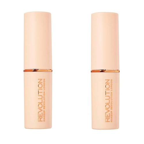 Pack of 2 Makeup Revolution Beauty Fast Base Stick Foundation, F1