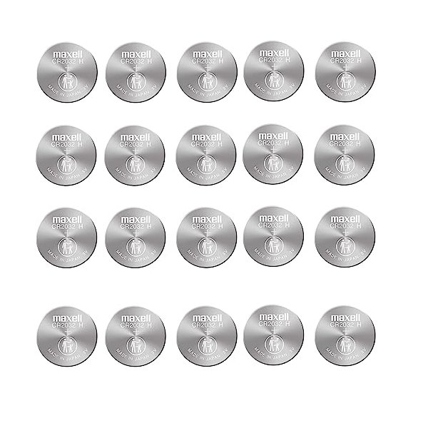 Maxell CR2032 lithium batteries - Pack of 20, New hologram packaging that guarantees authenticity (1)