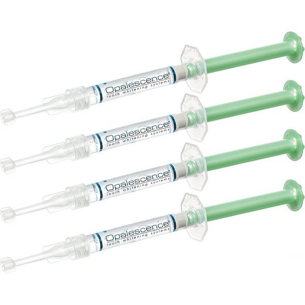 Opalescence 15% Gel Syringes Teeth Whitening Refill Kit - Low Sensivity (2 Packs / 4 Syringes) - Cool Mint - Carbamide Peroxide - Made in The USA by Ultradent Tooth Whitening 5195-2