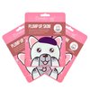 The Creme Shop Animal Sheet Mask, Korean, Hydrating, Collagen, Vitamin C, Anti-Aging - Pack of 3 (French Bulldog)