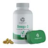 Omega 3 Fish Oil Pills 120 Softgels Capsule | Essential Fatty Acids 1000mg Supplement | High DHA EPA | Immune Support Formula | Natural Nordic Algae Ultra Omega3 Women & Men