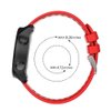 ISABAKE Watch Band for Garmin Forerunner 245/245 Music/Forerunner 645/645 Music,Compatible with Garmin Vivoactive 3 /Venu Sq/Vivomove HR，20mm Soft Silicone Replacement Wristbands (Red)