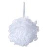 iboodi Bath Sponge Loofah Shower Pouf White Mesh Shower Puff Pack of 6 (35g/pcs)