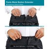 YUANHANG Pants Waist Button Extender: 16Pcs Button Extenders for Jeans - Women Men Pants Waist Extenders - Pants Waist Extension 1/1.3 Inches - 5 Colors Pant Waistband Expander