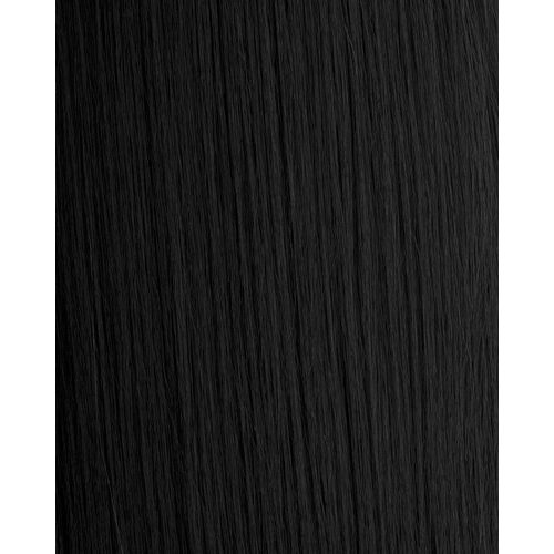 ISIS Brown Sugar Human Hair Blend Silk Lace Wig - BS601 (4"X4" Lace) (1 - Jet...