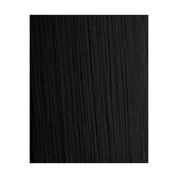 ISIS Brown Sugar Human Hair Blend Silk Lace Wig - BS601 (4"X4" Lace) (1 - Jet...