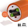 Girimax Burnt Orange Flameless Pillar Candles with Remote Timer, Halloween Fall LED Candles, Battery Operated Set of 3