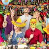 Generic 96 PCS Mexican Tattoos Temporary Theme Cinco De Mayo Fiesta Taco Birthday Party Decorations Favors Supplies Decor Sombrero Maracas Tattoo Stickers for Kids Adults Prizes Carnival