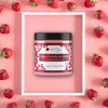 Red Rose Naturals Whipped Strawberry Body Butter for Sensitive, Dry Skin, 8 Oz, Non-Greasy, Soft & Creamy, Moisturizing Shea Butter- Natural Skincare for All Skin – Vegan