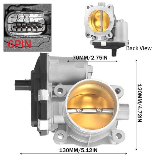 DOSKJOK 12670834 Electronic Throttle Body Assembly Replacement for LaCrosse Regal Verano Captiva Sport Equinox Impala Malibu Orlando Terrain 2012-2017