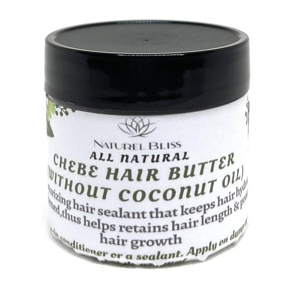 Chebe Hair Growth Butter(No Coconut Oil)/Chebe with Aloe vera/Amla Powder/Jamaican Black Castor Oil/Fenugreek (Scented, 2 oz)