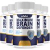 (5 Pack) Brain Defender Advanced Wellness Support Supplement BrainDefender Capsules, Brain Defend Max Strength Health & Wellness Multivitamin, BrainDefender Wellness Support Supplement (300 Capsules)