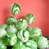 Green Tie Dye Balloons 30PCS 12 Inch Agate Marble Latex Swirl Balloons For Tie Dye Birthday Party Supplies,Candyland,Bachelorette,Fun Hippie Party Decorations