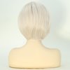 Fencca Short Ombre Platinum Blonde Bob Wigs for Women Chin Length Synthetic Wig Layered Bobo