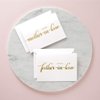 MAGJUCHE to My Father-in-Law, Mother-in-Law Wedding Day Cards Set from The Bride and Groom, Gold Foil Wedding Cards for in Laws
