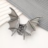3Packs Bat Hair Clips Halloween Claw Clips Cute Hair Jaw Barrettes Metal Goth Hair Accessories for Women Girls (Black)