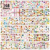 Partywind 168 Sheets (2000 Styles) Kids Temporary Tattoos for Party Supplies, Fake Tattoo Stickers with Unicorn/Dinosaur/Mermaid/Pirate for Boys and Girls, Birthday Gifts Games for Party
