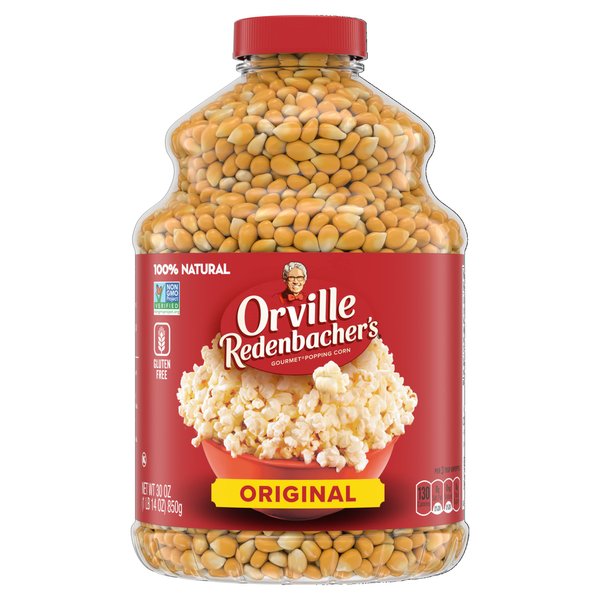 Orville Redenbacher’s Original Gourmet Popcorn Kernels, Gluten Free, 30 Ounce Jar