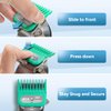 Clipper Guards Set Fits for Most Wahl Clippers and Babyliss FX870, Color Coded Clipper Guides Replacement - 1/16" to 3/16", 4 Piece Set