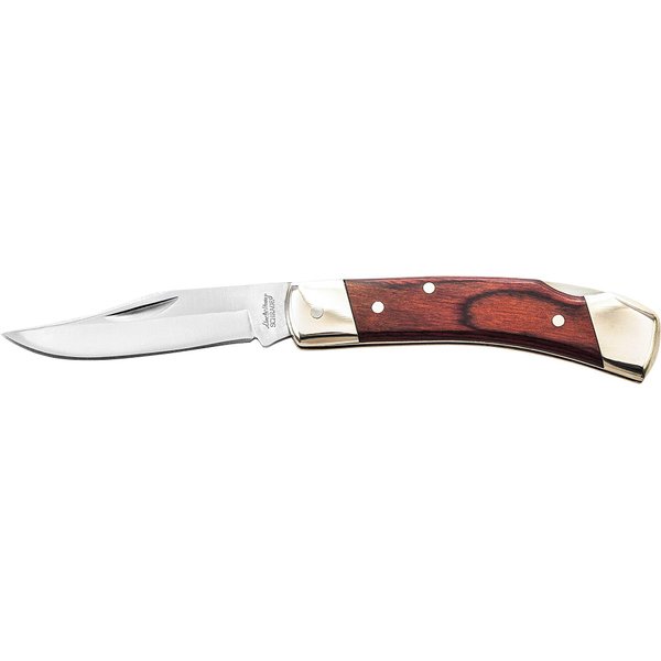 Uncle Henry LB5 Smokey Lockback Folding Pocket Knife Brown, 6-1/2"