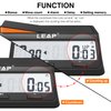 LEAP Chess Clock Digital Chess Timer Advanced for Board Game and Chess Timer with Bonus & Delay Count Down up Alarm Black/Orange