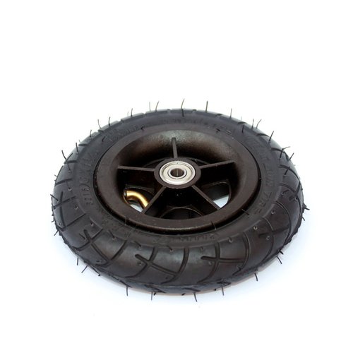 L-faster 150MM Scooter Inflation Wheel with Aluminium Alloy Hub 6" Pneumatic Tyre with Inner Tube Electric Scooter 6 Inch Pneumatic Tire (Black)