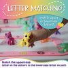 Skoolzy Alpha Tracks Unicorn Toys for Girls Age 4-6, Alphabet Learning Toys, ABC Toys for Kids Ages 3-5, Animal Puzzle Games. Fairy Lovers Letters Matching Montessori Toy for Girls, 41 Pc Gift