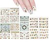 ALLYDREW Christmas Water Slide Nail Art Decals Water Transfer Nail Decals (44 sheets/Over 800 decals)