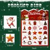 JULMELON 24 Players Christmas Games Xmas Card Games Card for Family Class Group Activities Christmas Party Favor Supplies