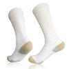 MOLAX Mens Diabetic Socks Non-Binding Crew Socks Warm Cushioned Adjustable Quarter Sox for Edema Thick Ankle Diabetes