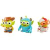 Mattel Toy Story 4 Alien Remix 3-Pack Duke Caboom, Sulley & Woody 3-in Mashup Character Figures in a Pizza Box Package, Toy Story 4 Movie Collector Toys, Gift Ages 6 Years & Up